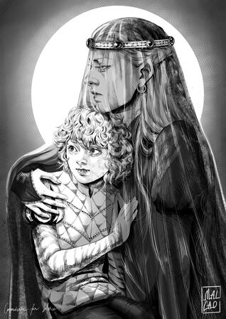 Rhaenyra and her Son